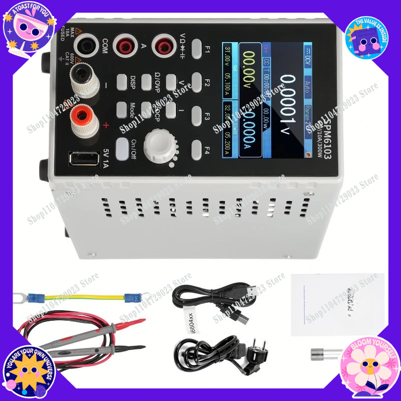 Programmable Dc Power Supply 60V 10A - Programowalny zasilacz laboratoryjny SPM6103 (0-60V 0-10A)